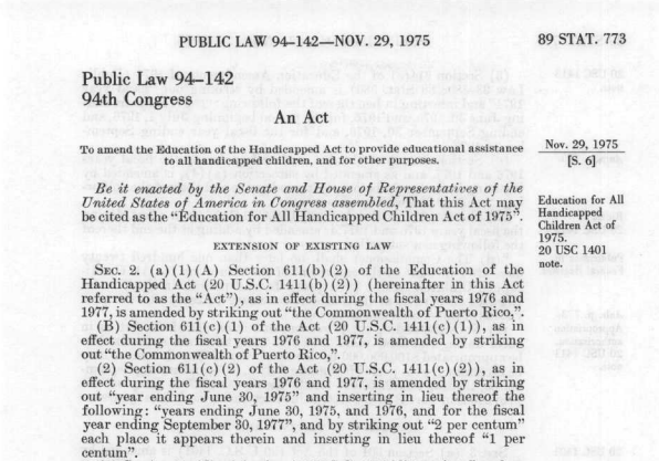 Public Law 94-142